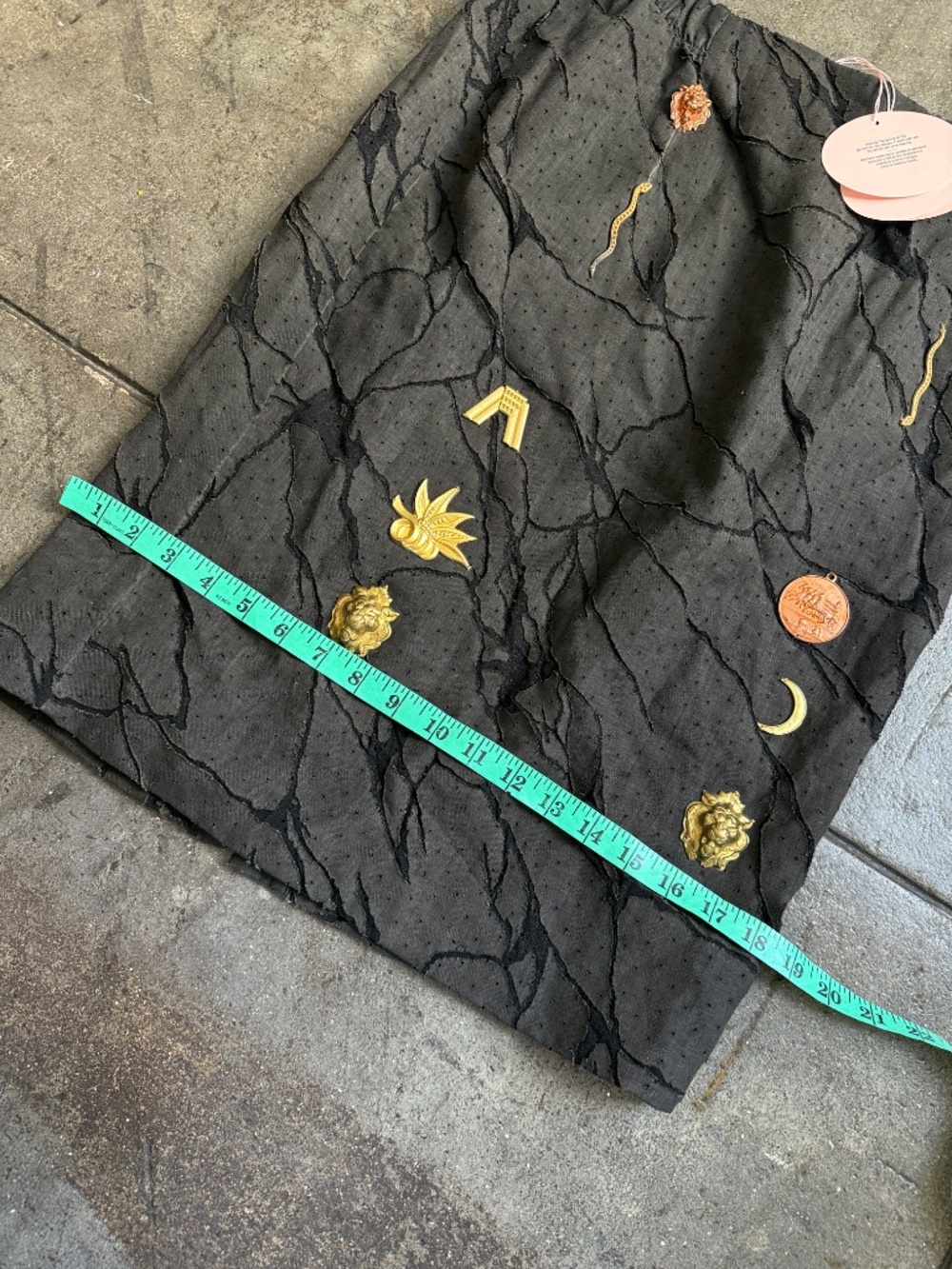 1,415$ 2016 Andreas Kronthaler Lazer Skirt w/ Metal Charms - Picture 8 of 8